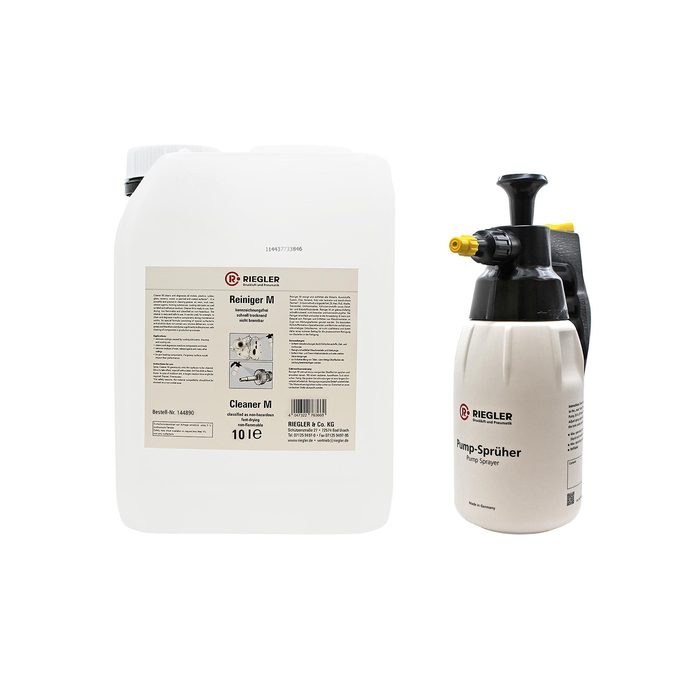[145388] RIEGLER Reiniger M, Set, mit Pump-Sprüher, 10 L