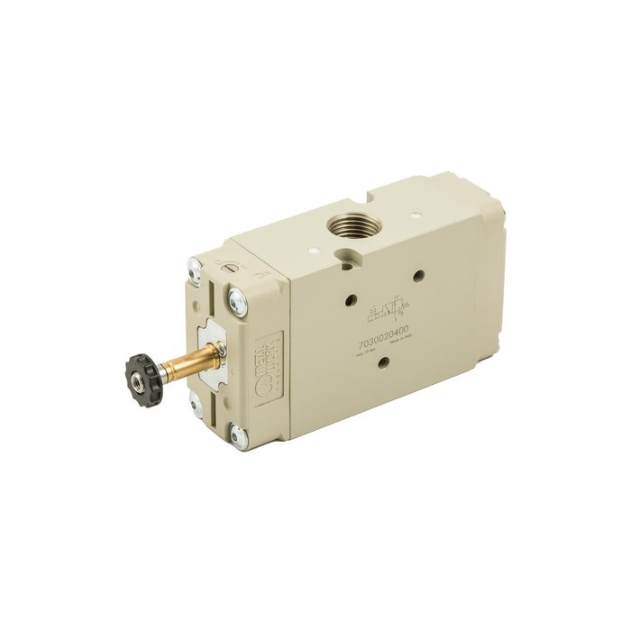 [145694] RIEGLER 3/2-way valve, electropneumatic, monostable, G 1/2, NO