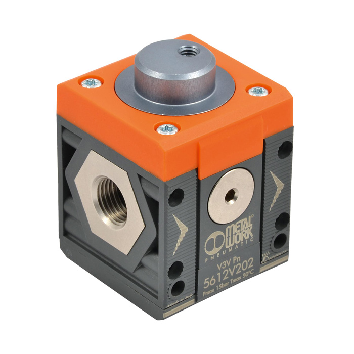 RIEGLER Shut-off valve "SYNTESI", pneumatic, BG1, G 1/4