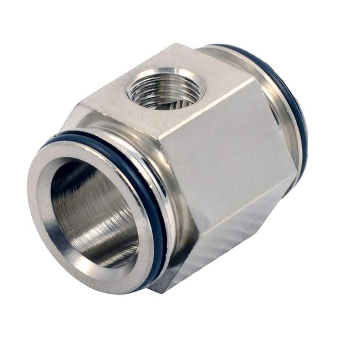 [144892] RIEGLER Air tapping 2-way "SYNTESI", BG 2, G 1/2, outlets 2 x G 3/8