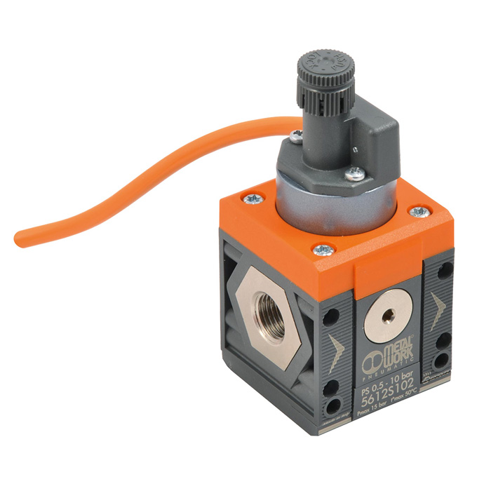 Pressure switch "SYNTESI", BG 1, without sockets, 2 m cable