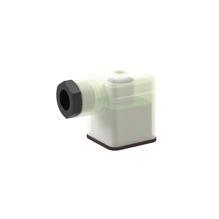 [129205] RIEGLER Gerätesteckdose, Bauform A, 200-240 V, AC/DC, LED, M16 IG
