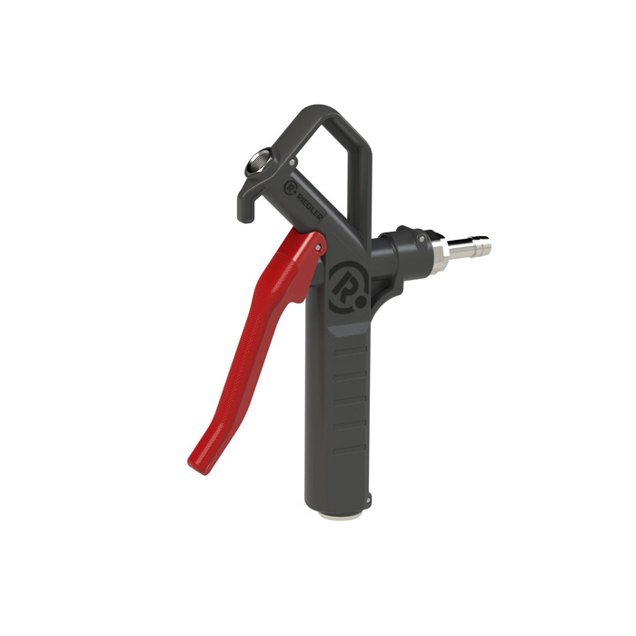 Blow gun, plastic, without nozzle, top connection, nozzle LW 6