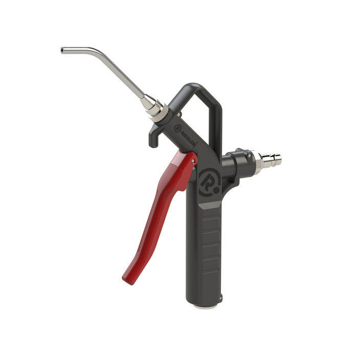 Blow gun, plastic, rod end, top connection, nipple NW 7.2
