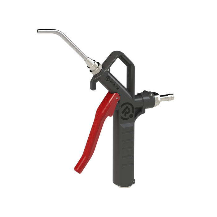 Blow gun, plastic, rod end, top connection, nozzle LW 6