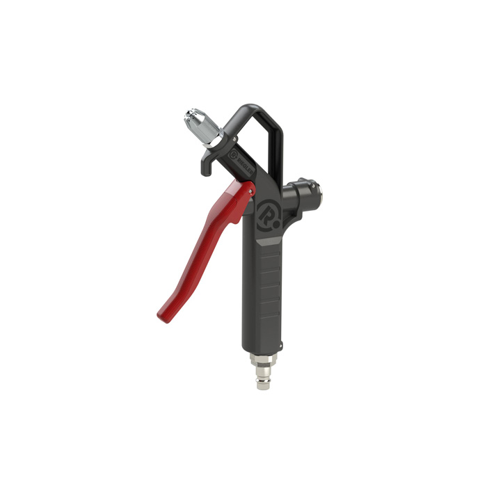 Blow gun, safety nozzle, and connecting nipple NW 7.2