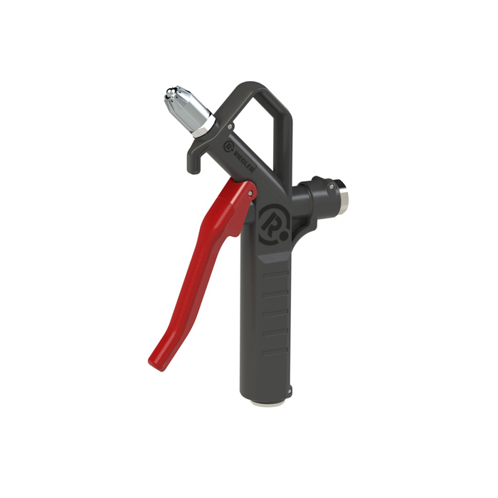 [129395] RIEGLER Blow gun, plastic, safety pressure, top connection, G 1/4 IG