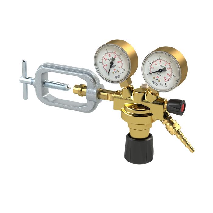 [146761] Riegler Cylinder pressure regulator, 25 bar, Acetylene, 0 - 1,5 bar