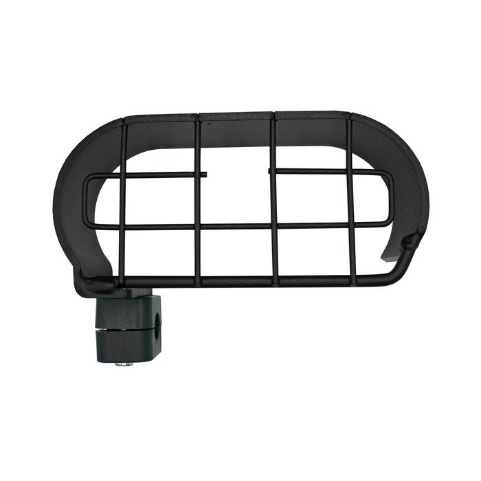 [146840] RIEGLER protective bracket for cylinder pressure reducer, black painted steel