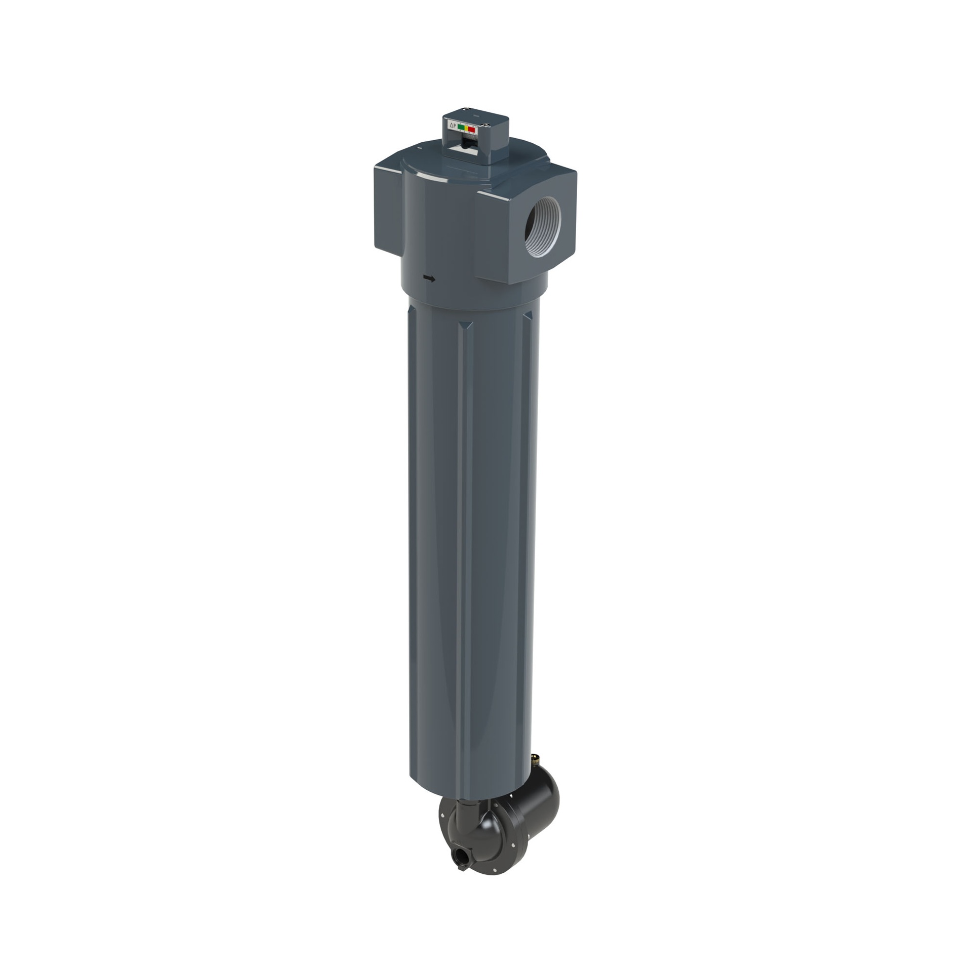RIEGLER Mikrofilter mit Differenzdruckmanometer, 0,01 µm, G 2