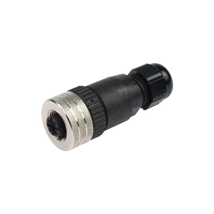 [148191] RIEGLER Gerade Steckdose M12 x 1 mm, 5-polig