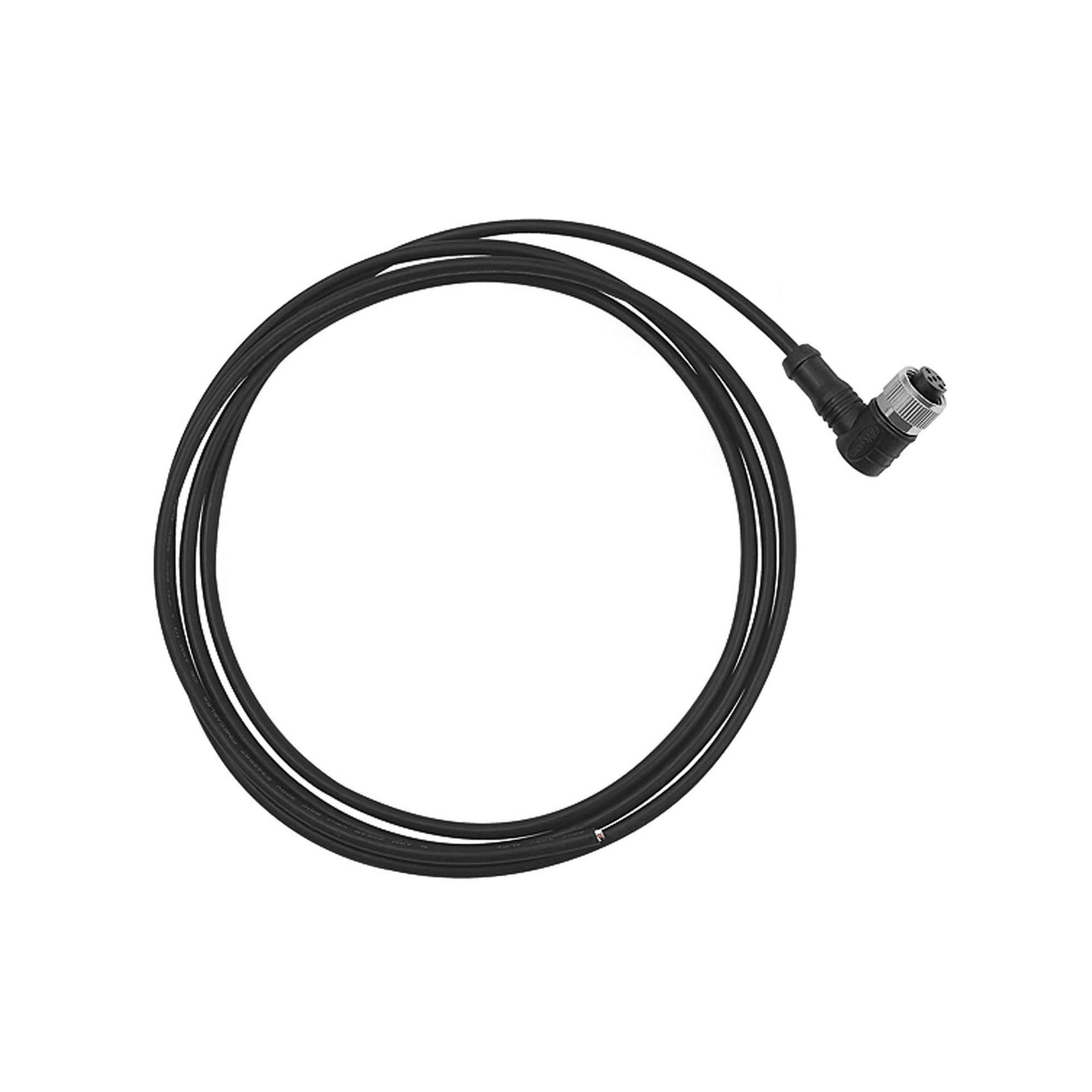 RIEGLER Anschlussstecker Winkelform, 4-polig, mit PUR-Kabel 10 m