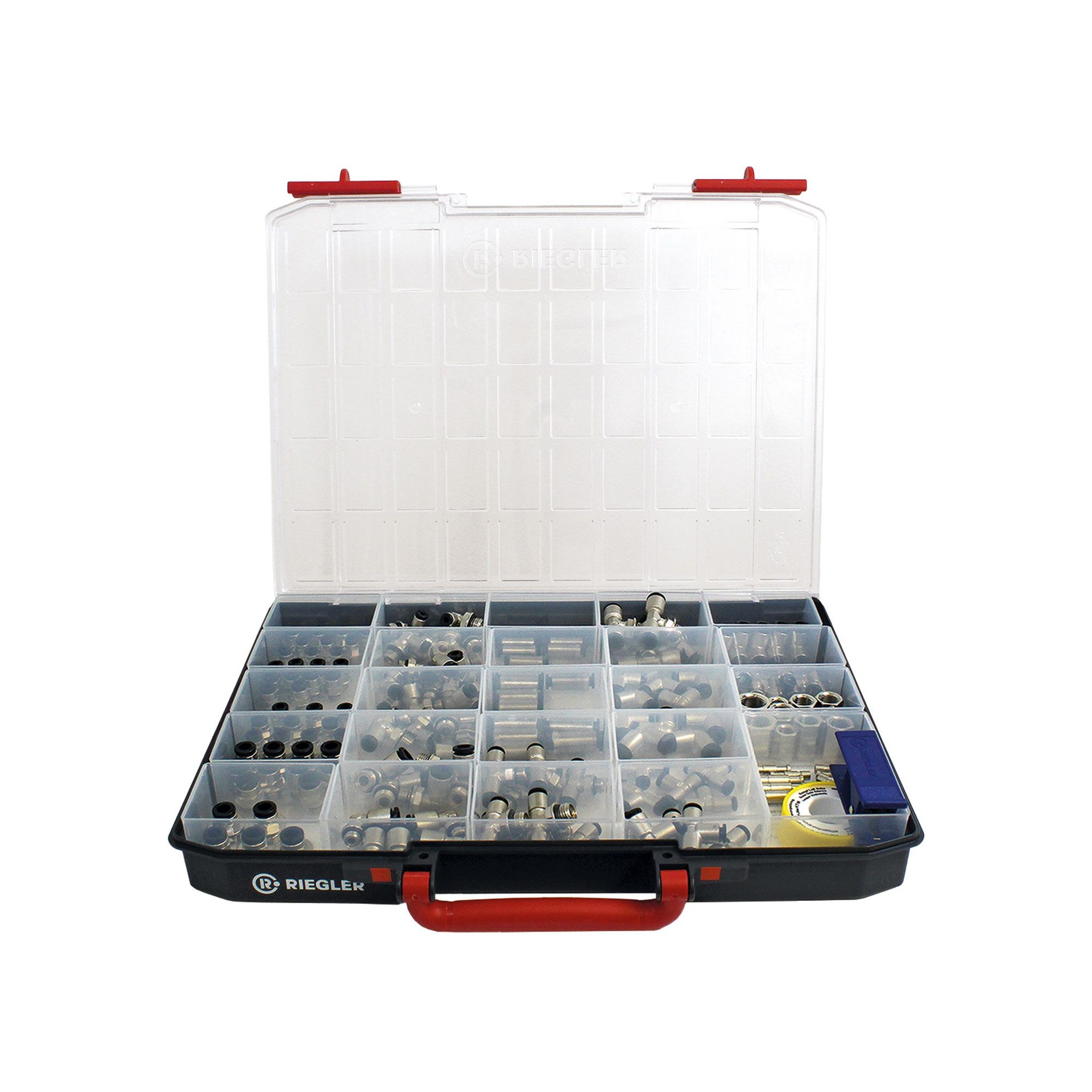 [148954] RIEGLER assortment box, quick connectors "click-clock"