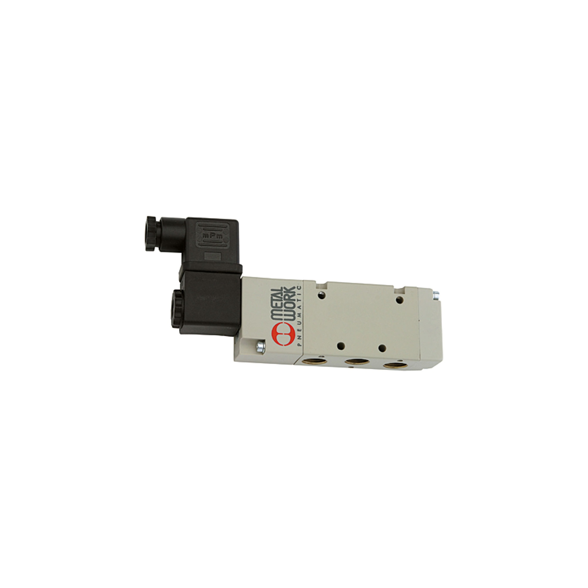 RIEGLER 5/2-way valve, low-temp., electro-pneumatic, mono, G 3/8, 24 V DC