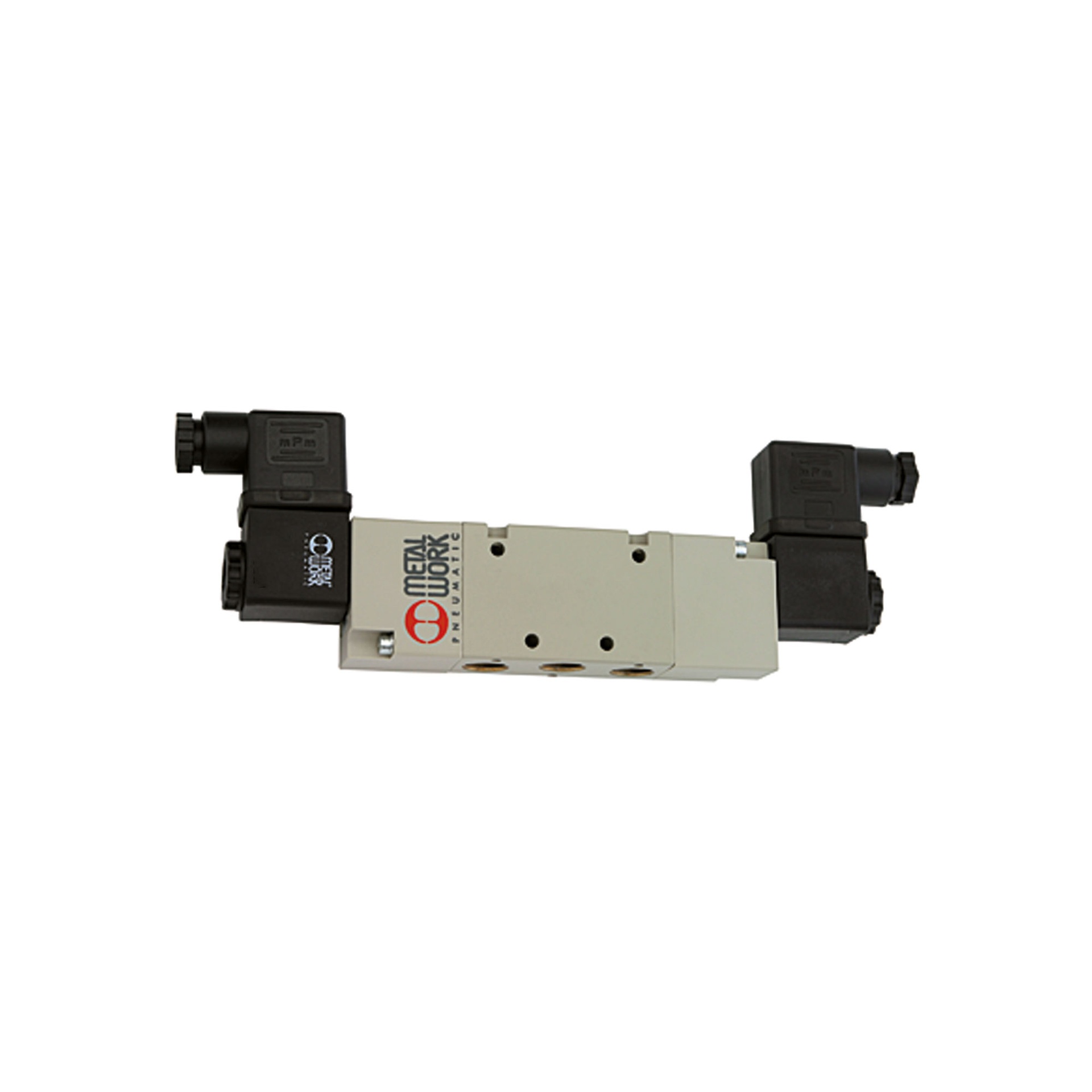 RIEGLER 5/2-way valve, low-temp., electro-pneumatic, bistable, G 1/4, 12 V DC