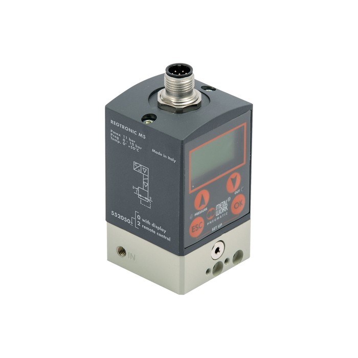 RIEGLER Präz.-Prop.-Druckregler REGTRONIC, M5, Display, 0-10 V