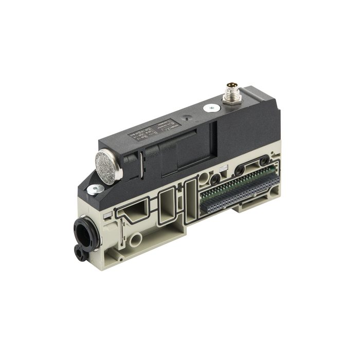 [153219] RIEGLER Zw.-Modul EB80, Ø12, Abl. 1xØ12, An. 1/3/5 getr., mit el. Einsp.
