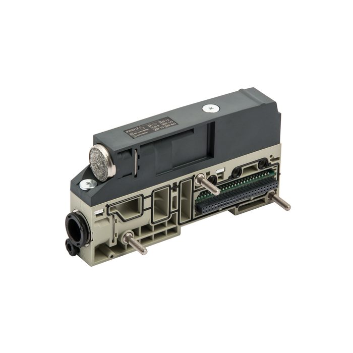 [153159] RIEGLER intermediate module EB80, Ø8, silenced, free passage, without electr. ins.