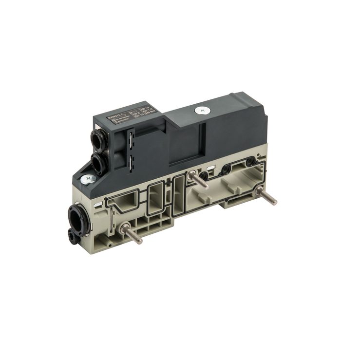 [151079] RIEGLER air connection EB 80, Ø 10, separate exhaust air 2x Ø 8, int. control air