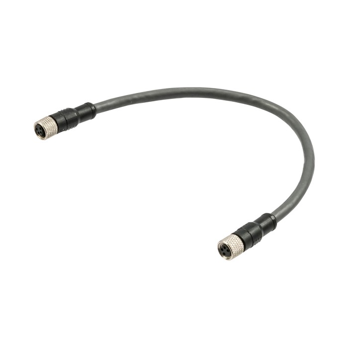 RIEGLER Adapterkabel, M8 Buchse 0° / M8 Buchse 0°, 4-polig, 200 mm