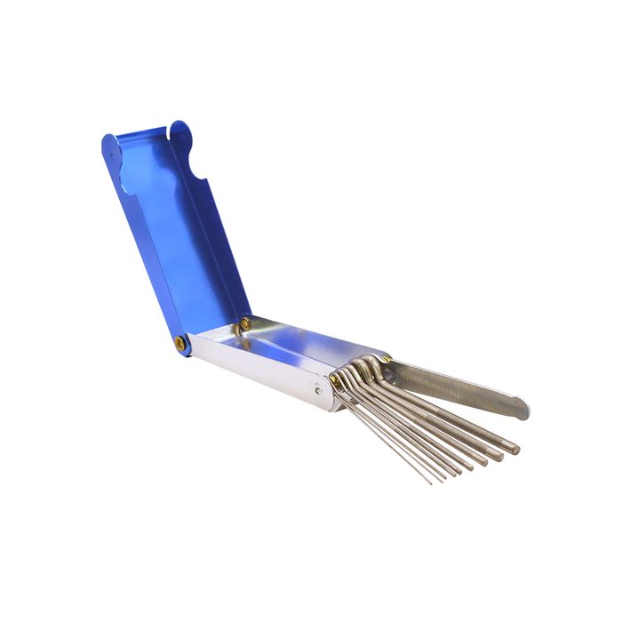 [149981] RIEGLER nozzle cleaning set in metal case, for cleaning the welding nozzles